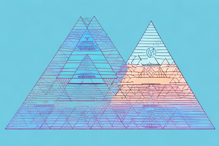 A multi-layered pyramid