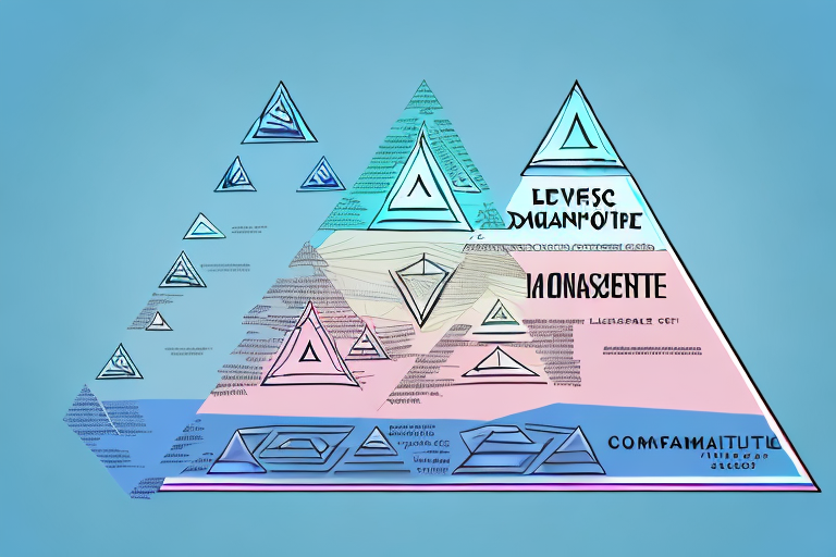A pyramid with different levels