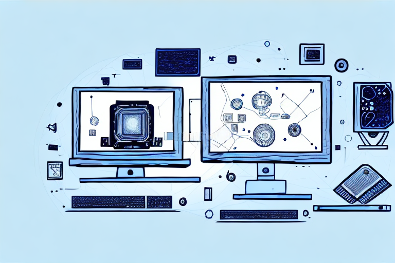 A computer system with a range of hardware and software components