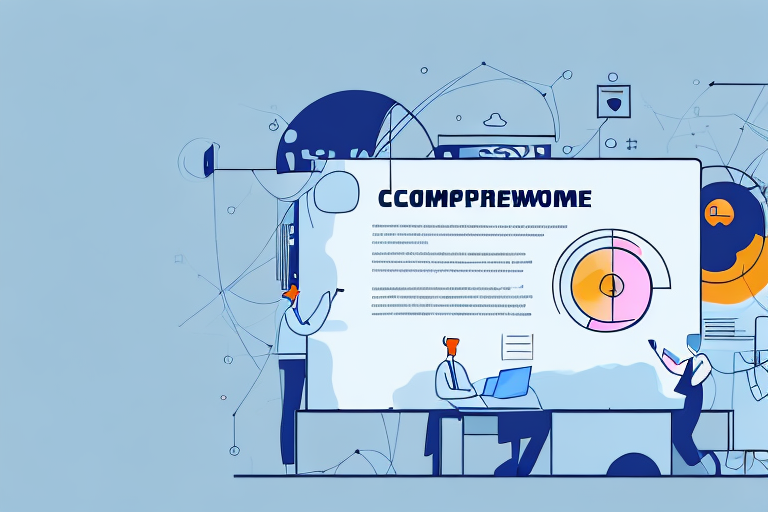 A computer network with a risk assessment process being conducted